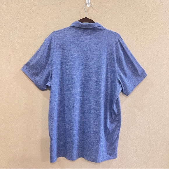 J Crew Shirt Adult SZ XL Preppy Collared Performance Casual Golf Polo Blue Mens - Picture 5 of 9